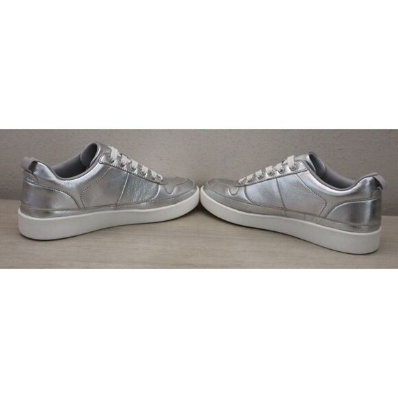 Vionic J0746L4020 Women's Sz 7M Silver Leather Elise Comfortable Walking Shoes - Picture 10 of 13